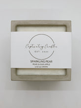 Load image into Gallery viewer, Sparkling Pear Concrete Soy Wax Candle (5 oz)
