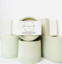 Load image into Gallery viewer, Watermelon Lemonade Concrete Soy Wax Candle (4 oz)
