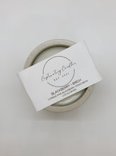 Load image into Gallery viewer, Blackberry + Birch Concrete Soy Wax Candle (4 oz)
