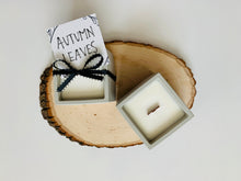 Load image into Gallery viewer, Autumn Leaves Concrete Soy Wax Candle (5oz)
