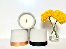 Load image into Gallery viewer, Bubbly Dreamin’ Concrete Soy Wax Candle (4 oz)
