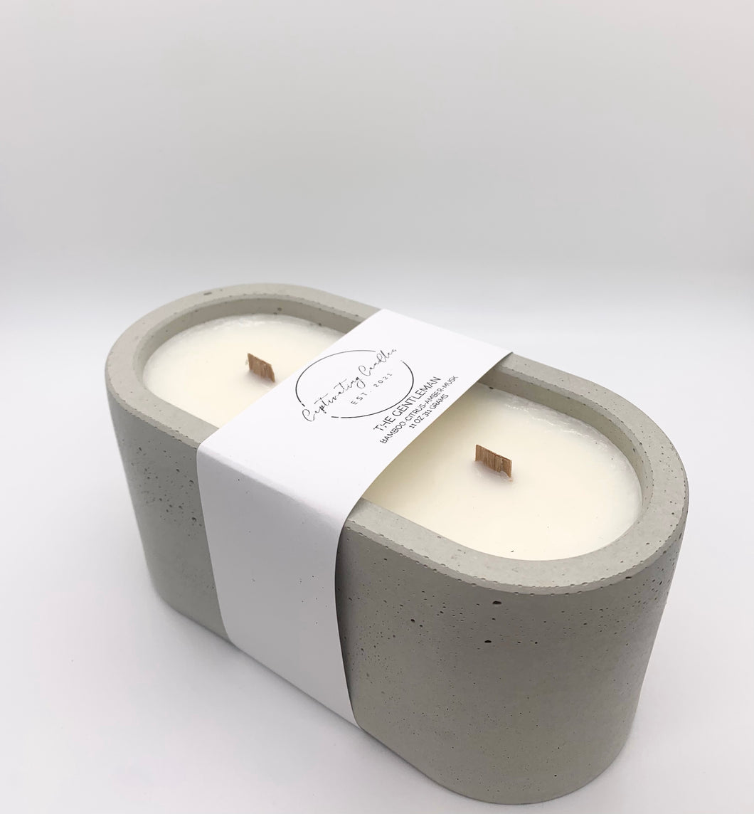 The Gentleman Concrete Soy Wax Candle (11 oz)